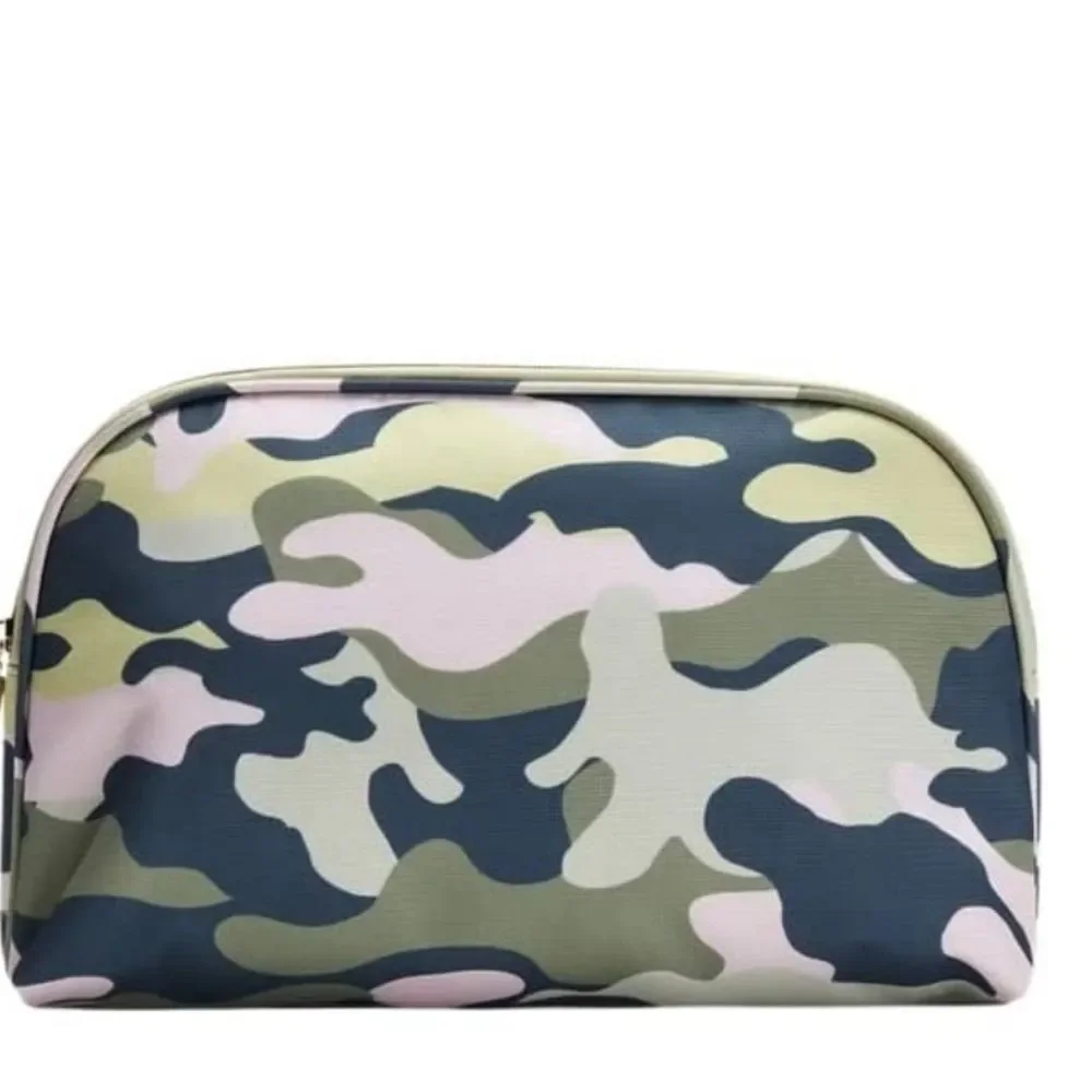 Tartan + Twine Pink Green Camo Cosmetic Case